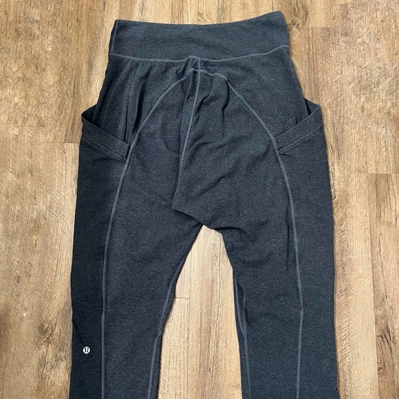 Lululemon Athletica Women's Gray Wunder Train High-Rise Pants Size 6 - Picture 7 of 11